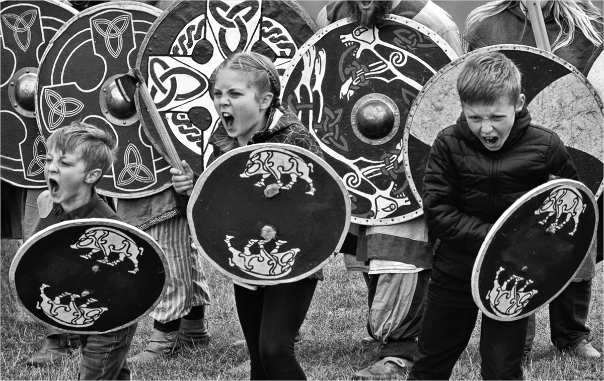 Shield Wall Emotions - Fernley Stribling